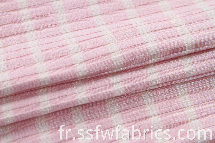 Rib Fabric Custom Pink Soft